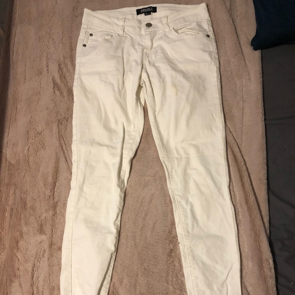 White jeans